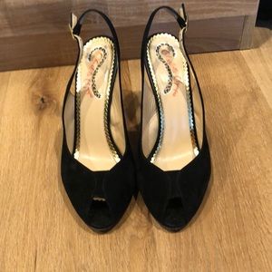 Charlotte Olympia suede sandals
